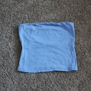 Baby Blue Tube Top